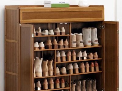 4 DOOR SHOE CABINET bedroom furniture