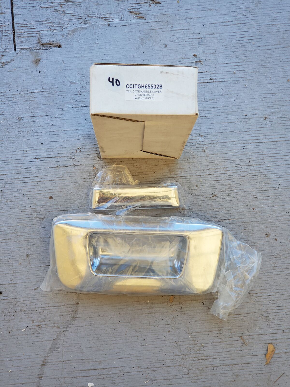 2007 Chevy Silverado Chrome Tailgate Handle Cover