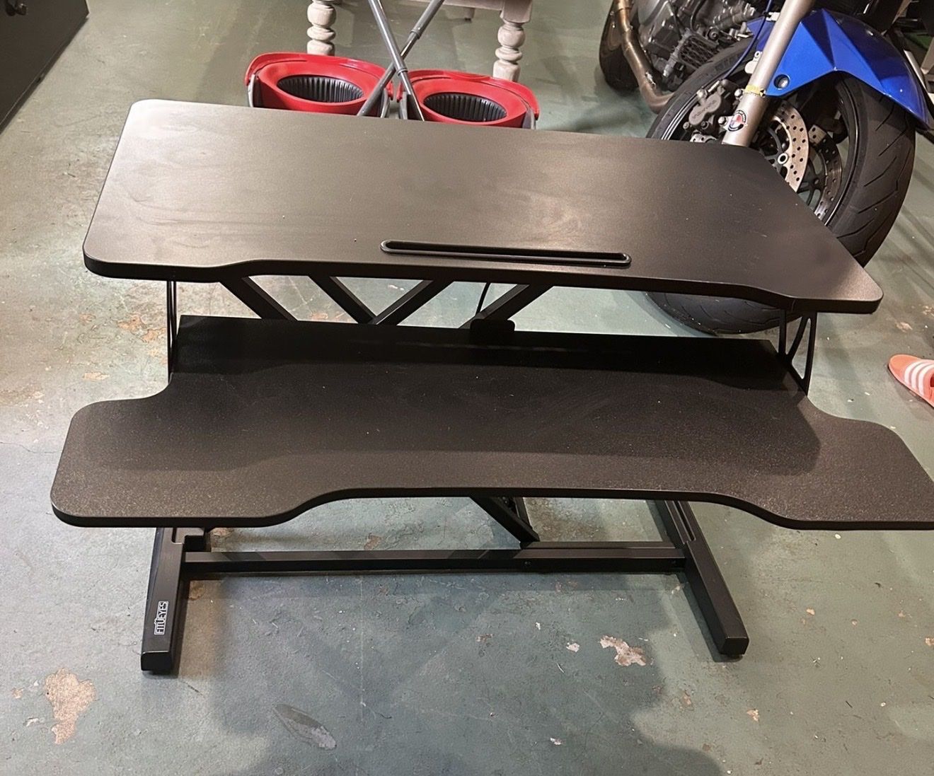 VariDesk Pro Plus 36 Black Standing Desk Converter Adjustable Height Sit-Stand Workstation