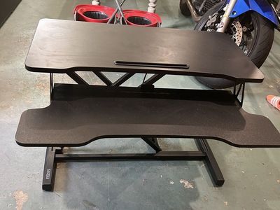 VariDesk Pro Plus 36 Black Standing Desk Converter Adjustable Height Sit-Stand Workstation
