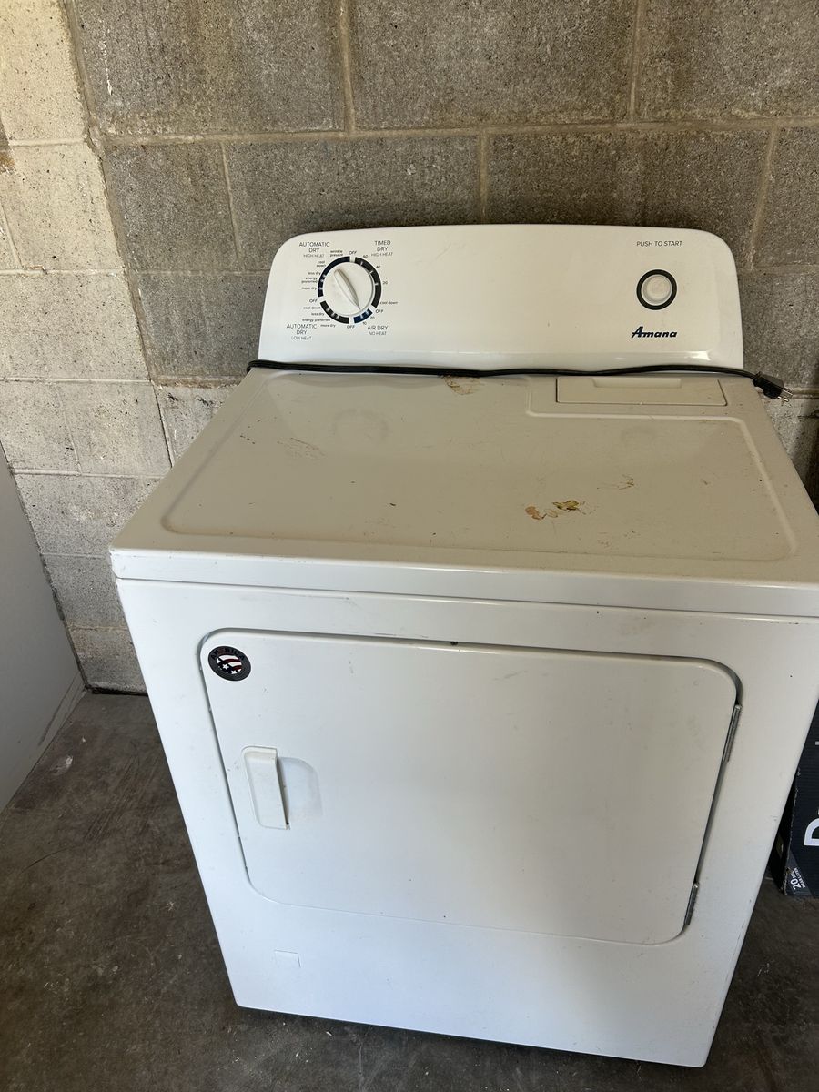 Amana White Gas Dryer - free