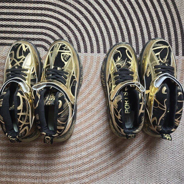 Golden Sneakers