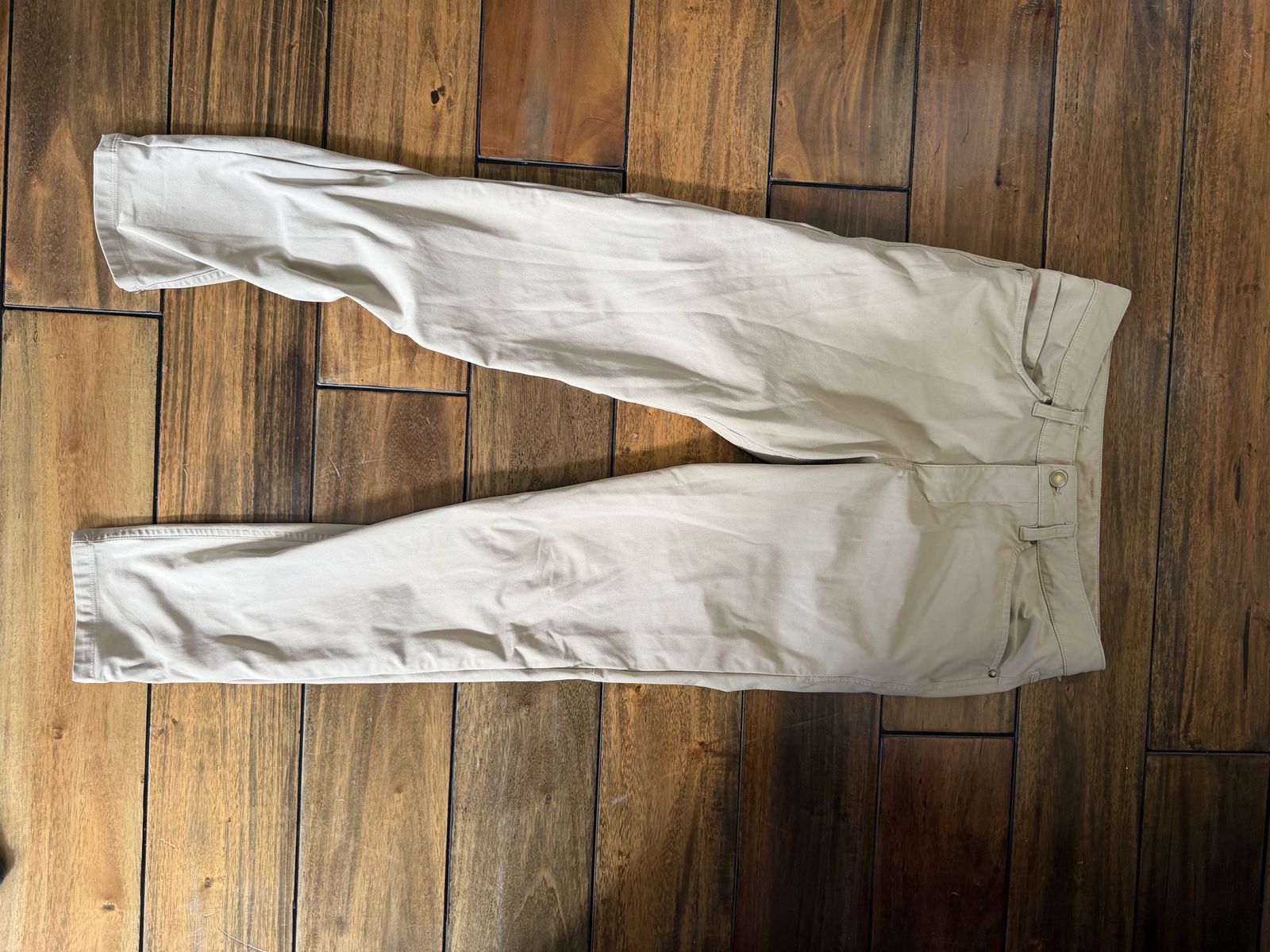 Lululemon Commission Pants Men's Size 30 Slim-Fit Khaki Tan
