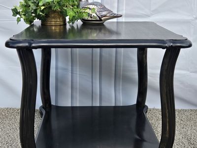 Black End Tables Set of 2 | Matching Side Tables | Nightstands