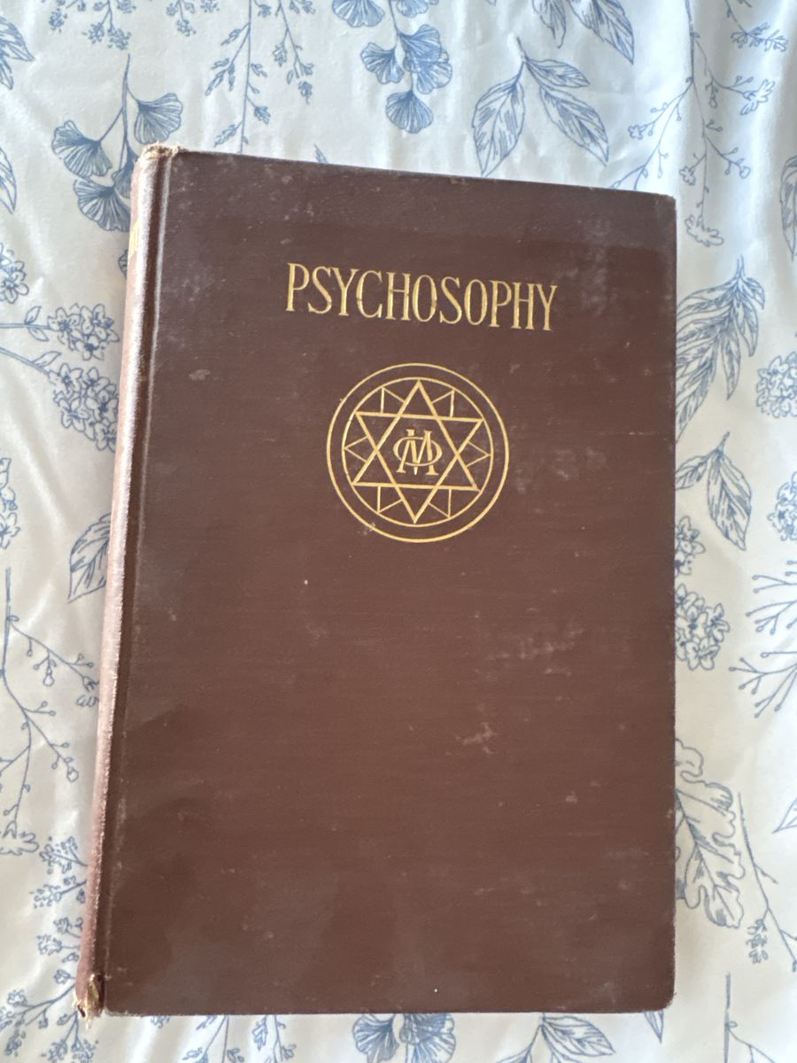 1915 Book Psychosophy
