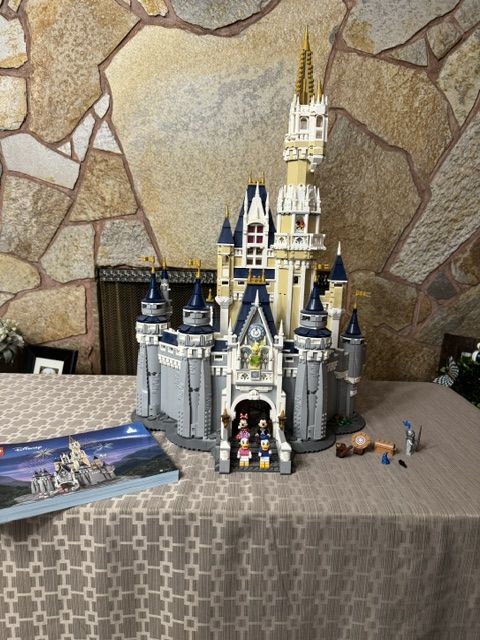 LEGO Disney Castle Set 71040 Complete with Minifigures and Manual (no box)