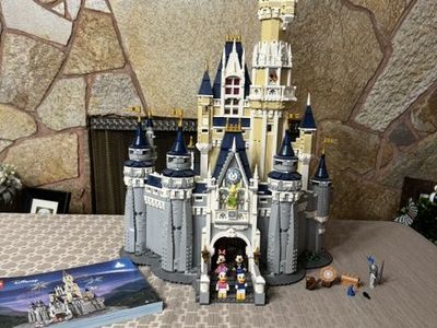 LEGO Disney Castle Set 71040 Complete with Minifigures and Manual (no box)