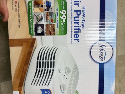 Febreze HEPA-Type Air Purifier for Small Rooms, Odor Elimination & Dust Reduction