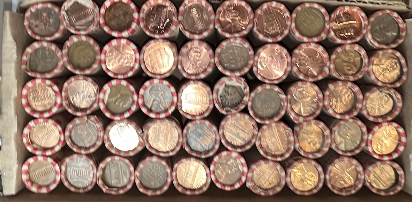 Pennies Box with Wheats, Indian Heads, copper and more…