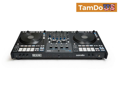 RANE FOUR 4-Channel DJ Controller for Serato DJ Pro, Performance Pads, FX