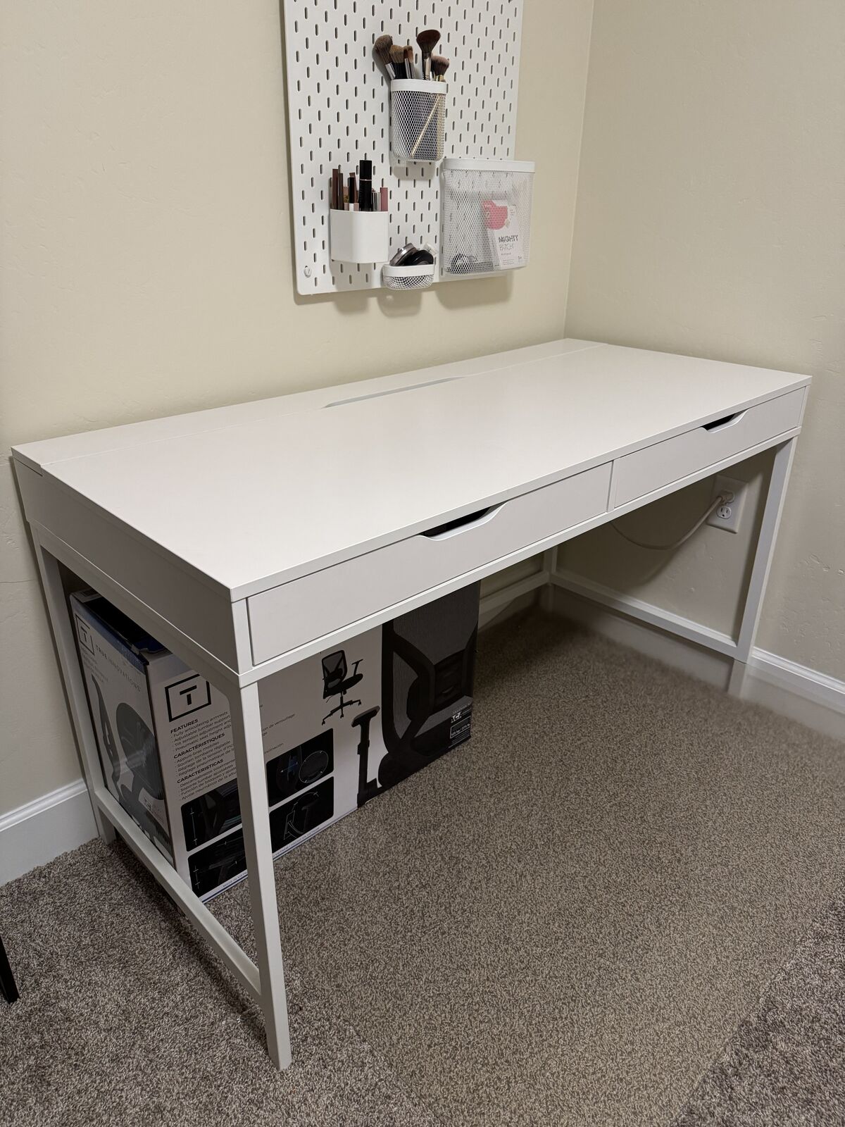 IKEA white desk