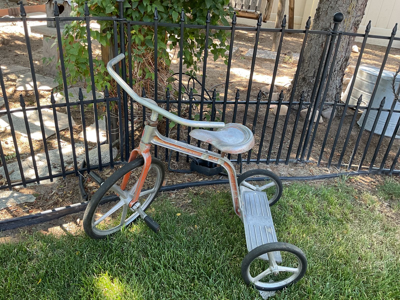 VTG 1960’s Aluminum Silver Star Tricycle
