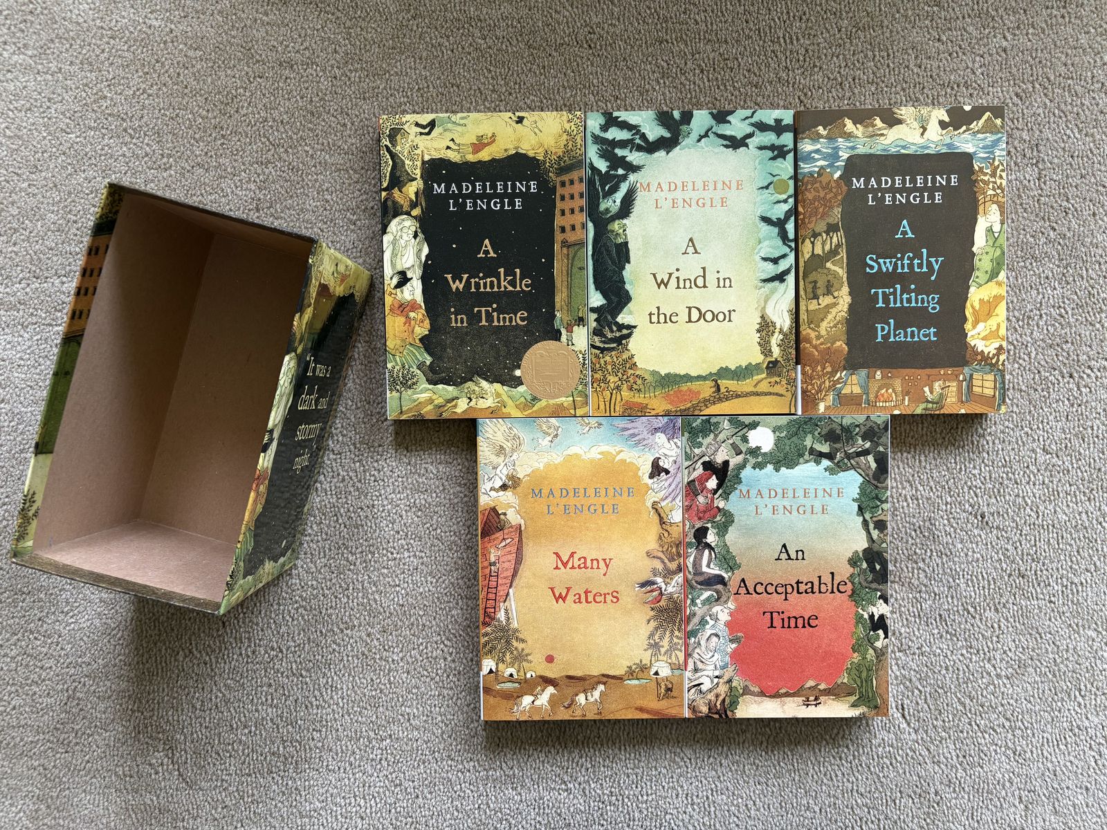 A Wrinkle in Time Quintet Boxed Set, by Madeleine L'Engle