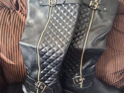 Dream Pairs black knee high boots