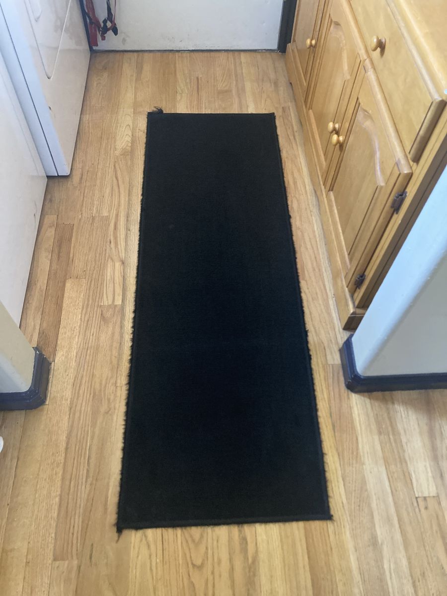 Black Runner Rug