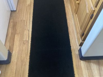 Black Runner Rug