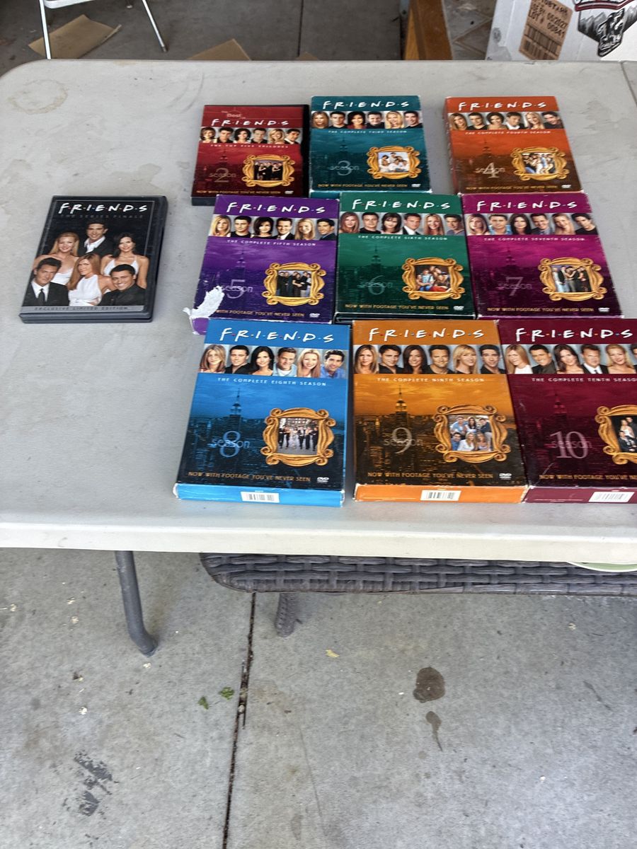 Friends dvd set 2-10 with series finale