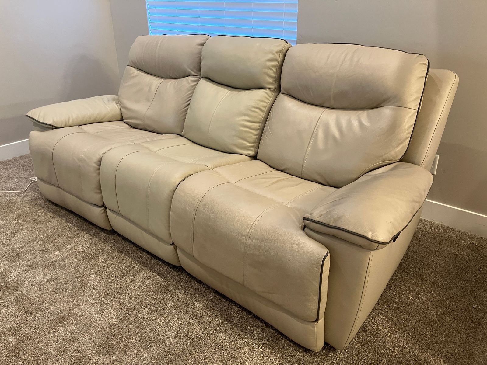 Leather Reclining Couch for Sale