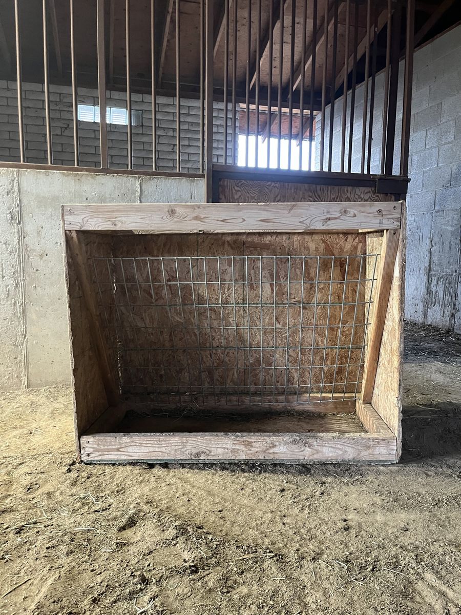 Goat and sheep feeders 