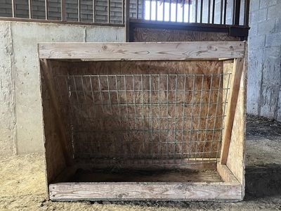 Goat and sheep feeders