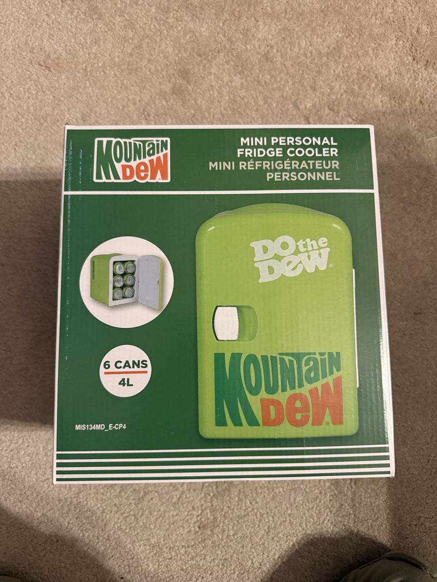 Mountain Dew Mini Fridge