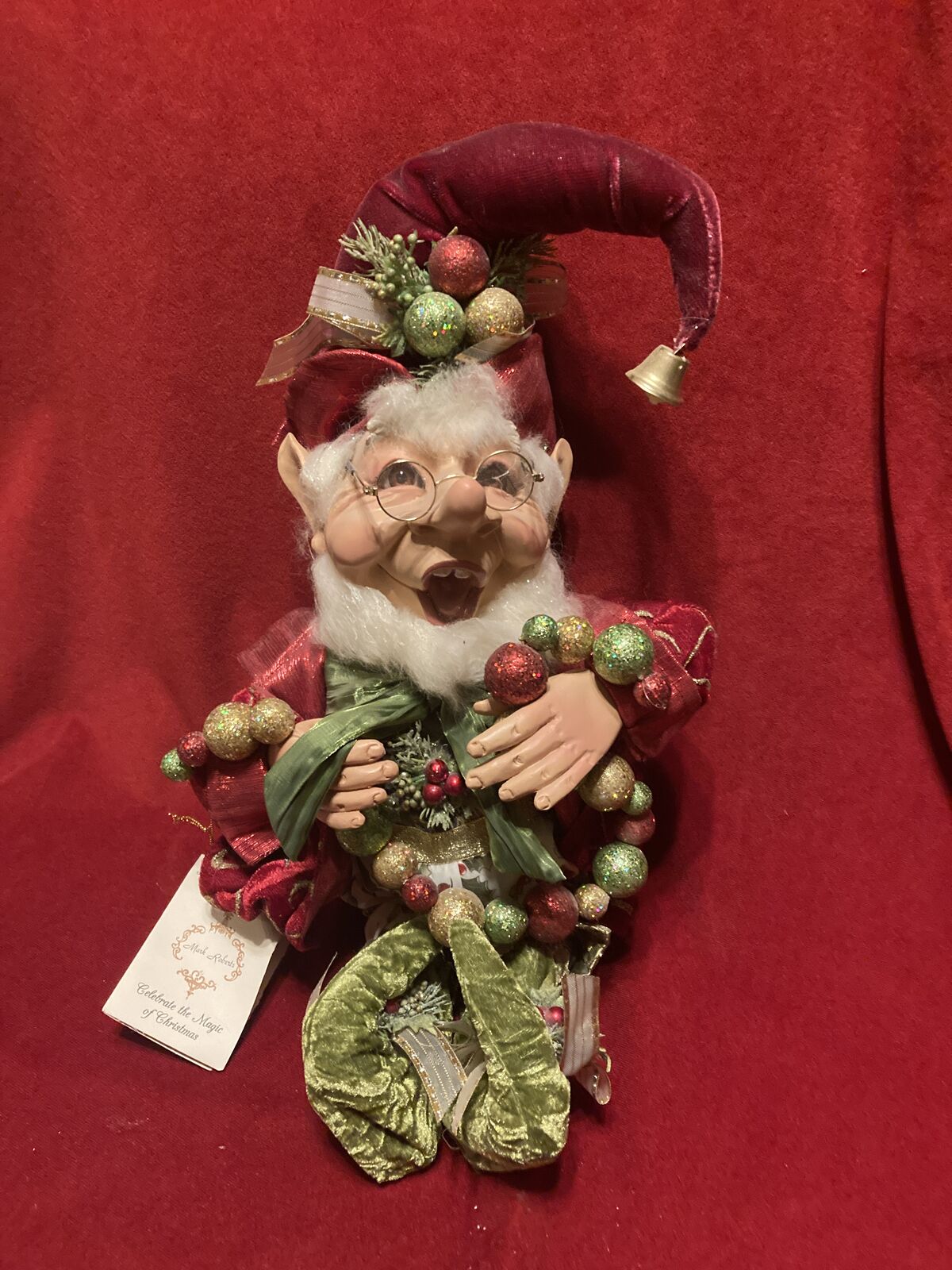 Mark Robert’s Christmas Decorating Elf Like New In Box