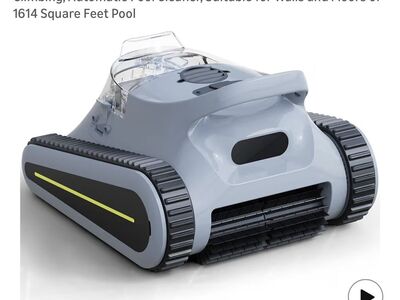 $70 LESS THAN AMAZON! BRAND NEW IN BOX Seauto Crab Cordless Robotic Pool Vacuum