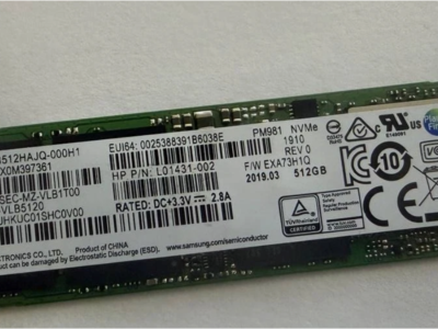 Samsung PM981 m.2 512GB NVMe SSD, DRAM Cache Storage Drive