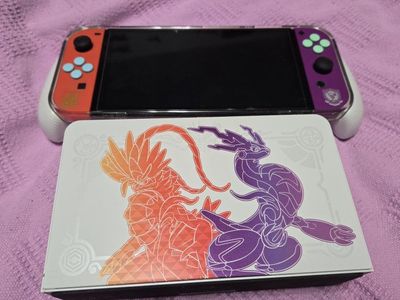 OLED switch, pokemon scarlet and violet.
