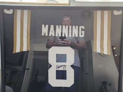 New Orleans Saints Archie Manning framed jersey