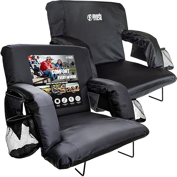 BRAWNTIDE Stadium Seats for Bleachers with Back Support