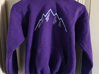 Utah Jazz Mountain Basketball Hoodie Size Youth Medium