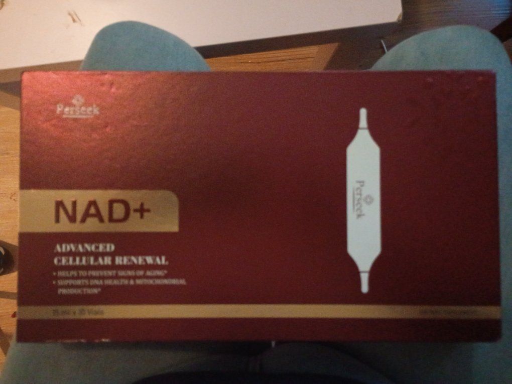 Perseek NAD+ Advanced Cellular Renewal 10 Vials Anti-Aging Supplement (Exp. 05/2028)