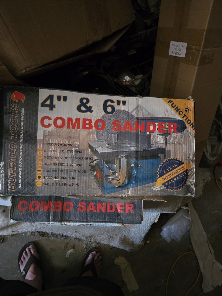 Buffalo Tools 4" and 6" Combo Sander