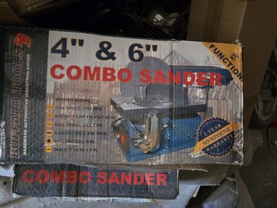 Buffalo Tools 4" and 6" Combo Sander