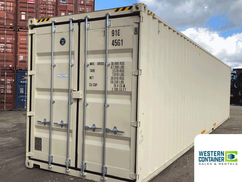 40' High Cube One Trip (Like New) Shipping Container - $4,445