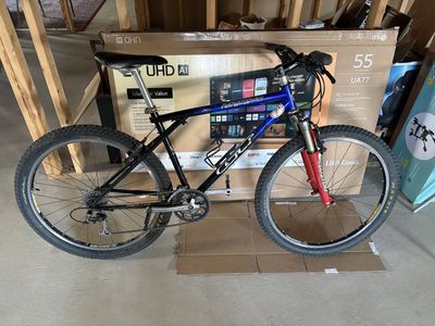 1996 GT Karakoram Trail Mountain Bike, Small (16” Frame), Men's Steel Hardtail, 26" Wheels, Used