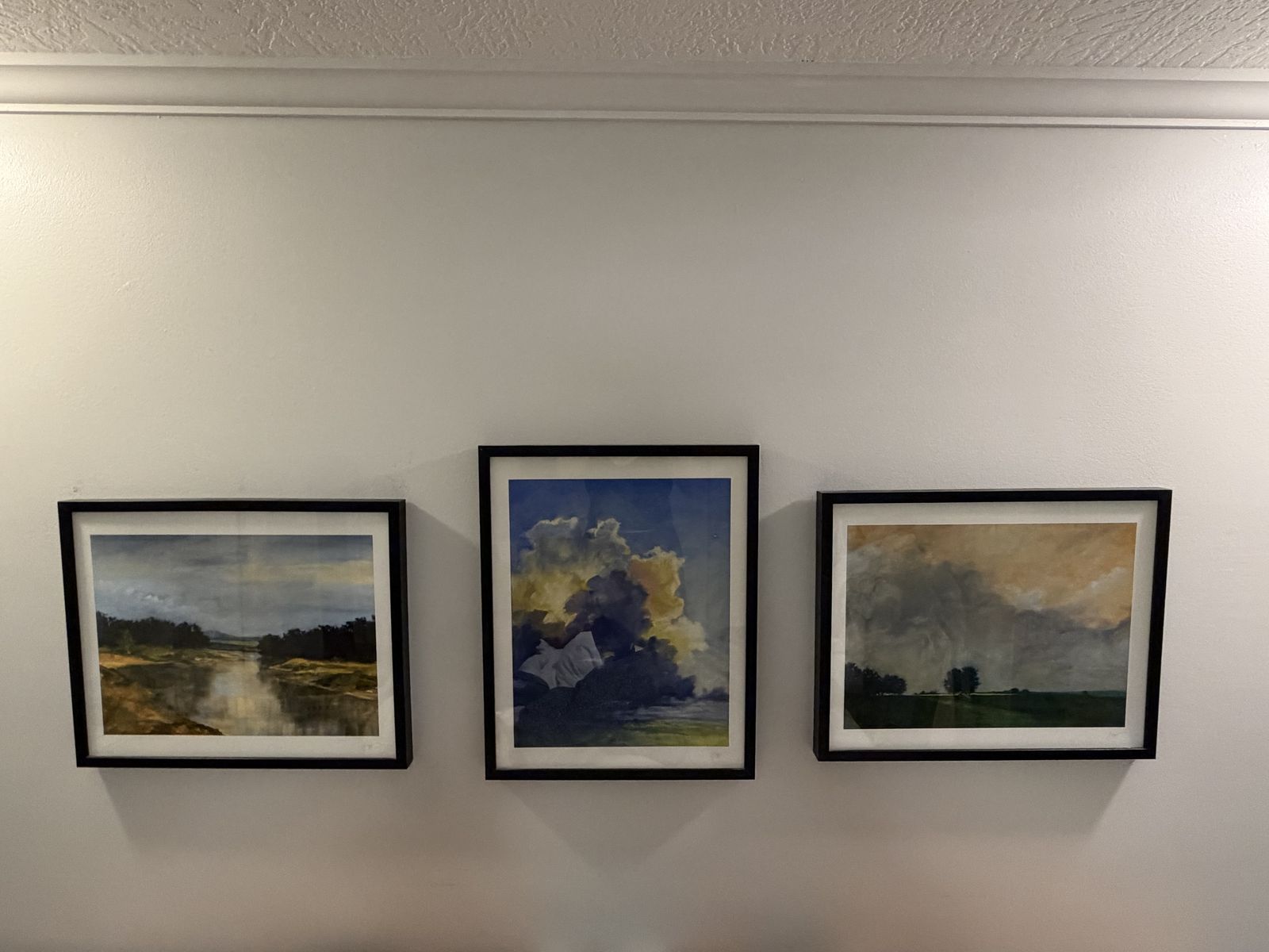Signed Framed Art Prints 16 x 20 Minted Set of 3 Beautiful Landscapes