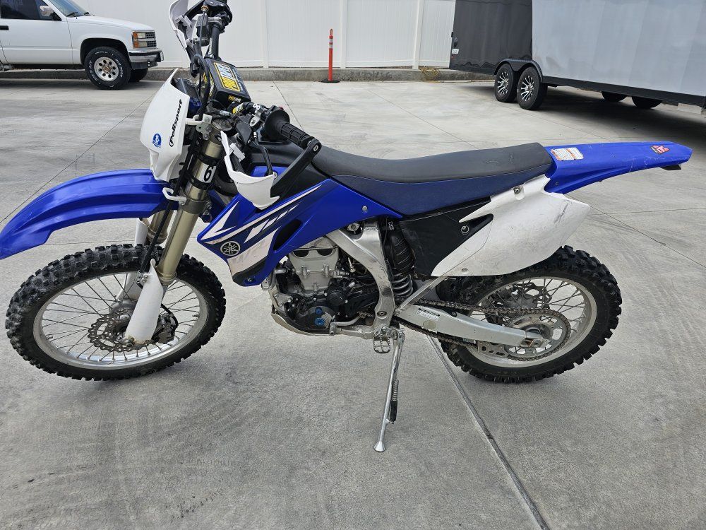 Used Yamaha 2008 WR450F Dirt Bike - Blue/White