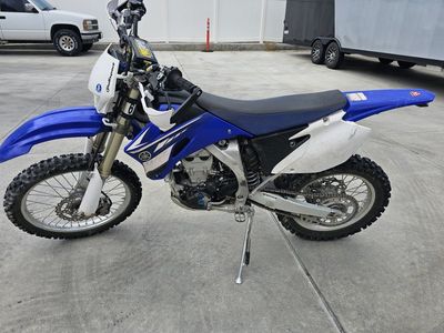 Used Yamaha 2008 WR450F Dirt Bike - Blue/White