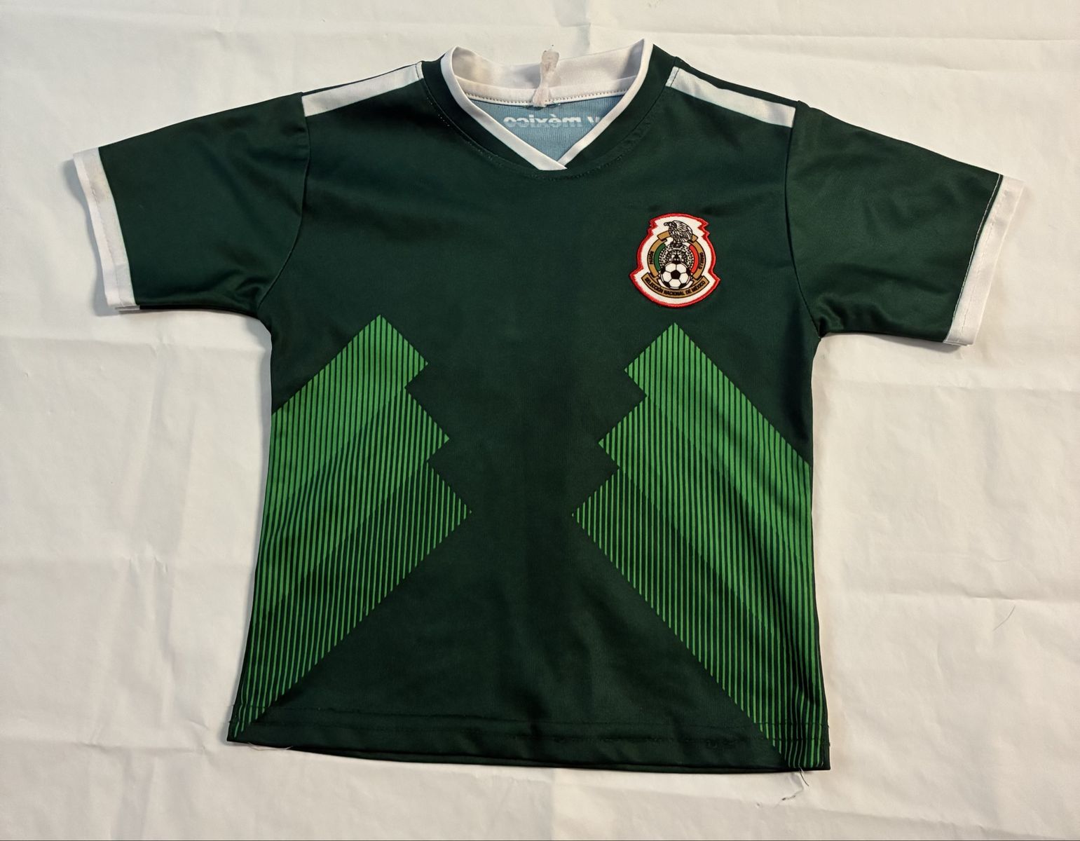 2018 Mexico National Team Home Soccer Jersey Youth Size 4