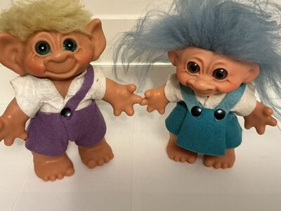 2 Thomas Dam Troll Dolls