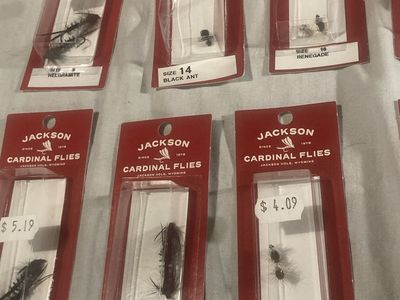 Jackson Cardinal Flies Assorted Fishing Lures - Multiple Sizes & Patterns