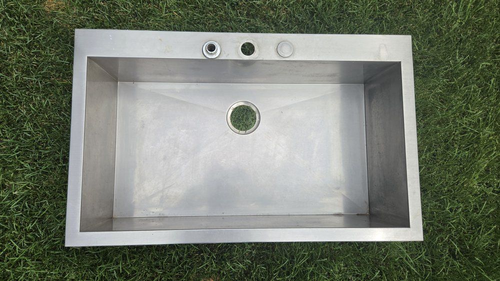 Large Stainless Steel Farmhouse Sink