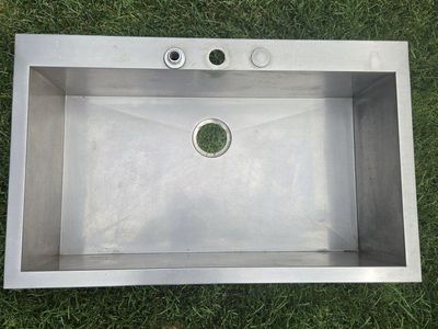 Large Stainless Steel Farmhouse Sink