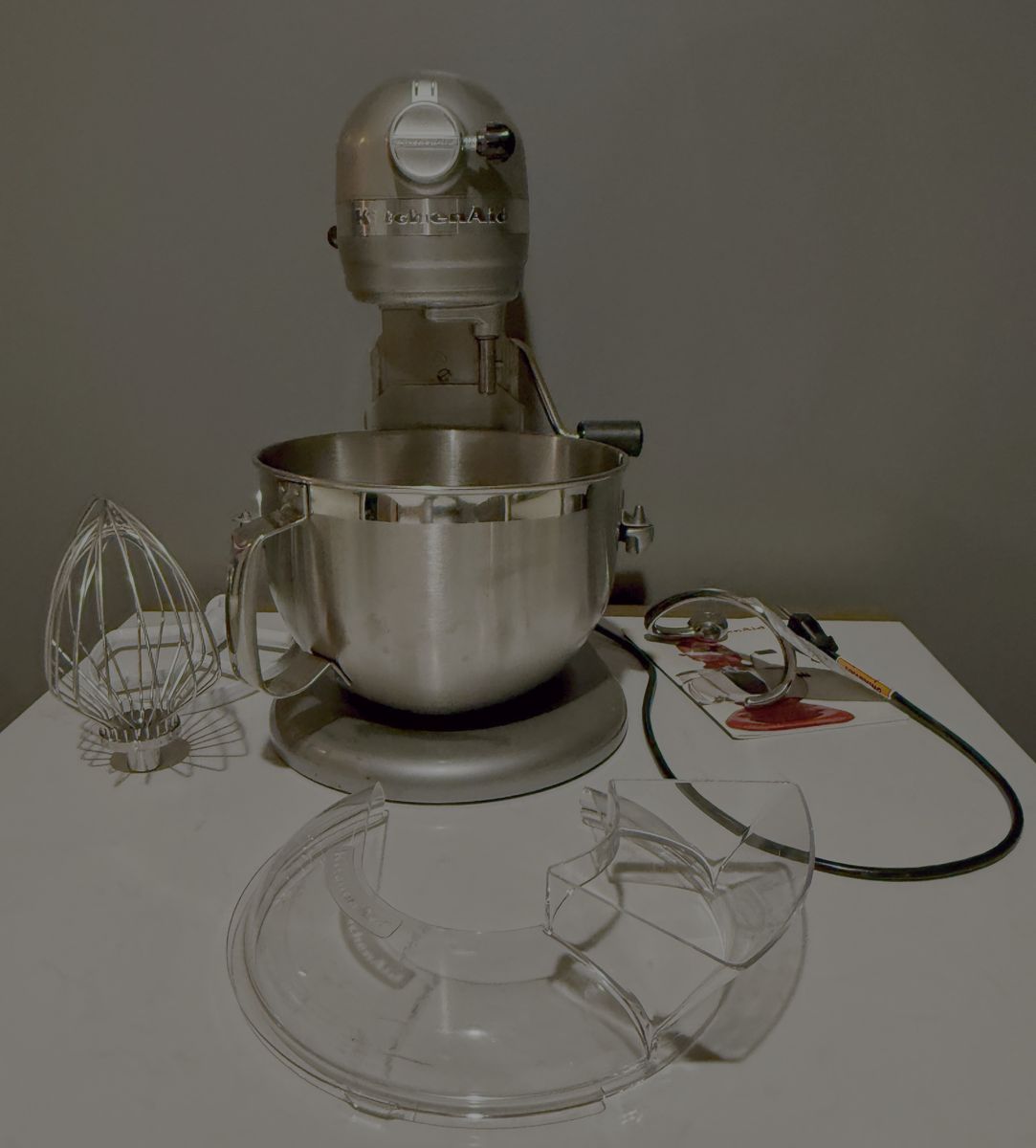 KitchenAid Mixer and lots of accessories