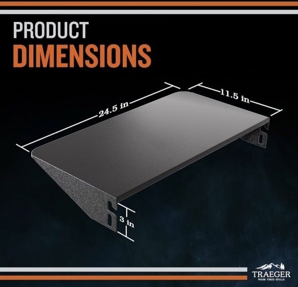 Traeger Grills Folding Front Shelf- New