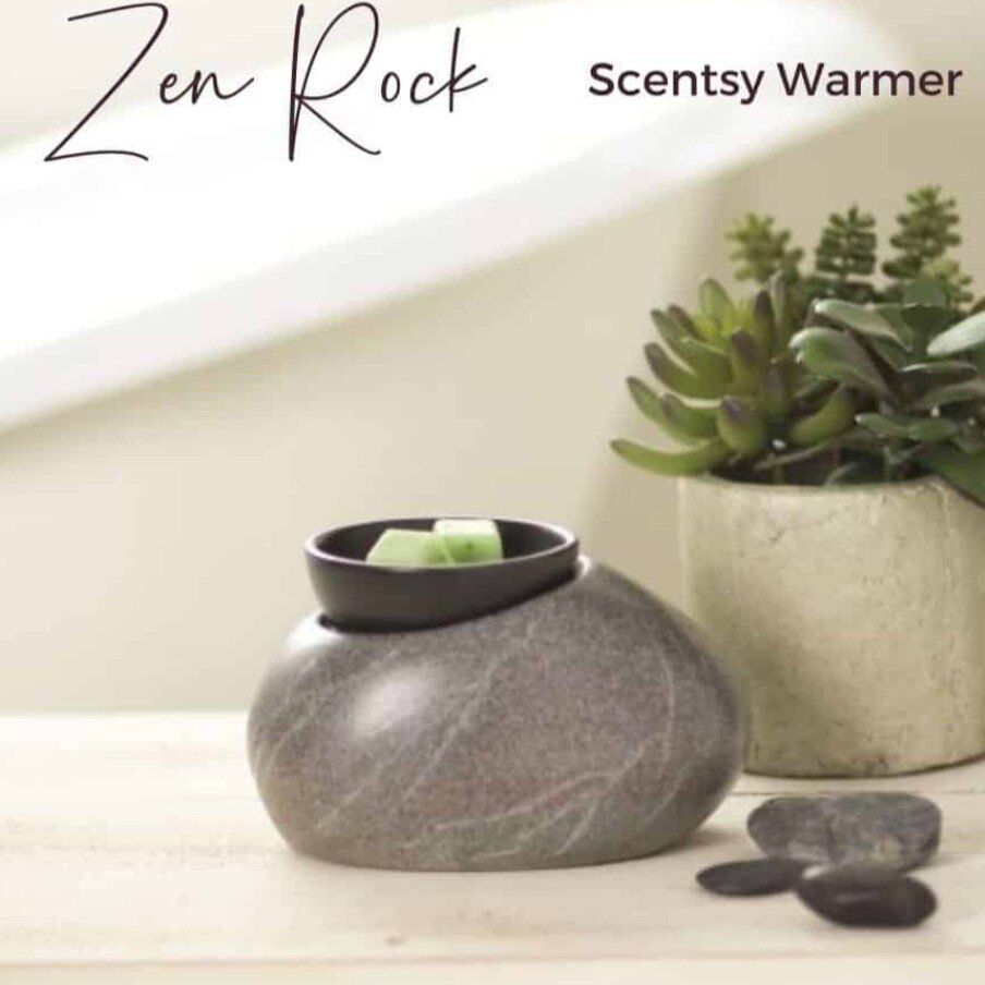 Scentsy warmers Zen Rock Warmin up the Sunshine