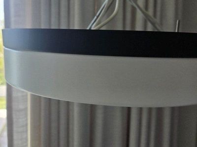 flush mount white-black bedroom light fixture