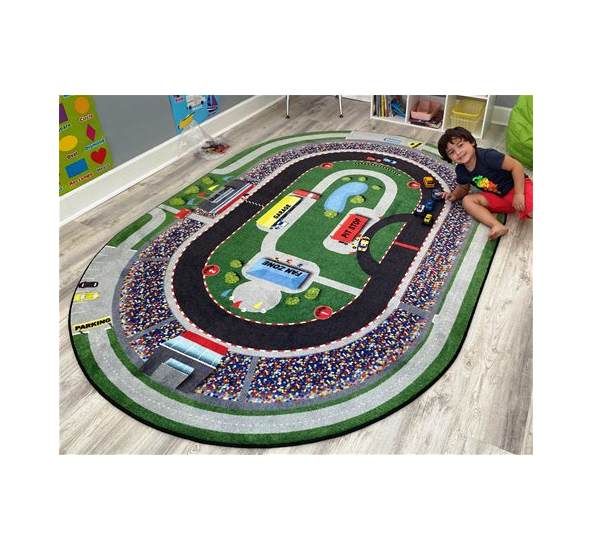 Kid Carpet Race track....4x6ft with race cars